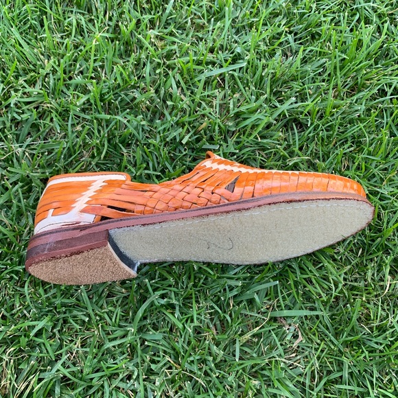 Mens Closed Toe Sandal MOCCASIN HUARACHE HONEY/TAN - Picture 7 of 8